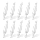 Hecatelly oxygen tubing swivel connector with a 360-degree rotation for easy positioning.