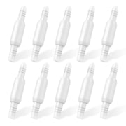 Hecatelly oxygen tubing swivel connector with a 360-degree rotation for easy positioning.