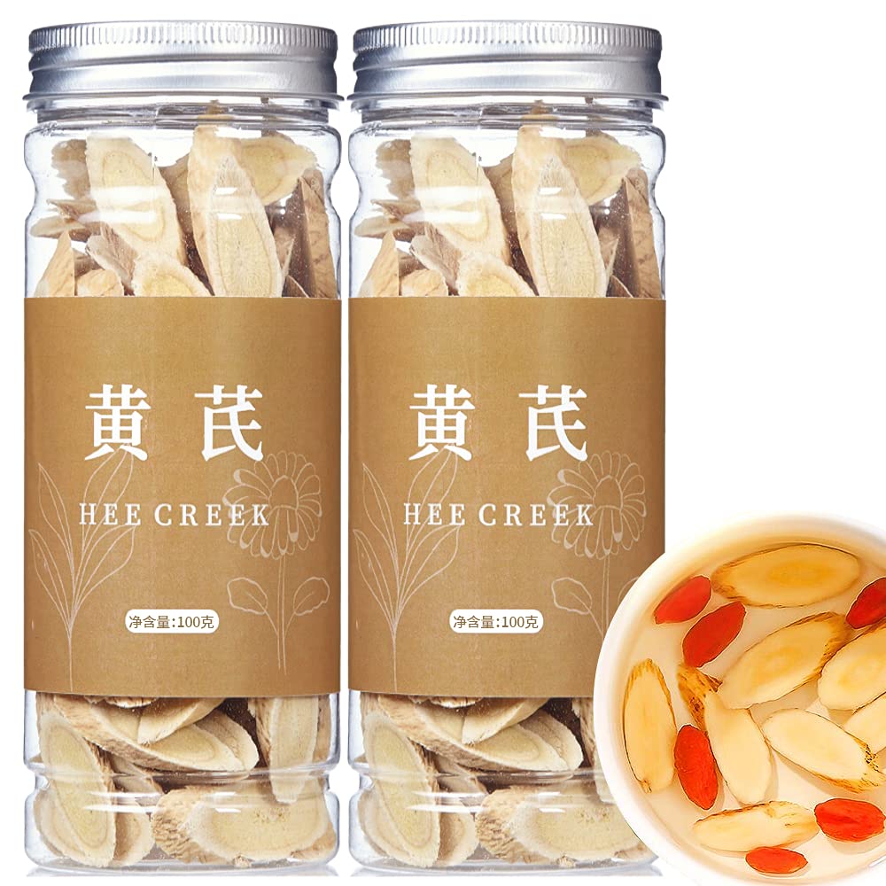 Hee Creek astragalus root slices in a large pack, ideal for brewing nourishing herbal tea.