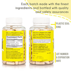Heliocare Fernblock PLE extract bottle showcases natural protection against oxidative stress.