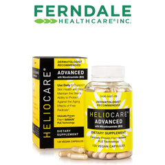Heliocare vegan gluten-free formula supports mindful daily supplementation.