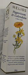 Helios Hypericum Calendula Cream 2-pack on display for home or travel