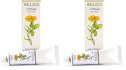 Helios Urtical Cream pack of 2 tubes displayed for convenient skin comfort application.