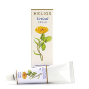 Helios Urtical Cream tube packaging for soothing skin.