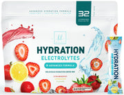 Hello Lovely electrolytes packets front view for quick hydration on the go.