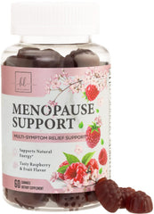 Hello Lovely menopause bottle showing natural support for hot flashes and night sweats.