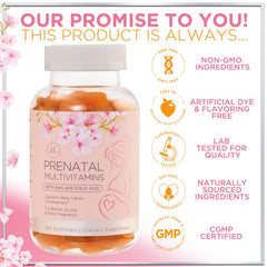Hello Lovely Prenatal folate content emphasized for early pregnancy nutrition