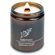 Hemlock Park crackling wood wick candle delivering cozy ambience with a soothing crackle