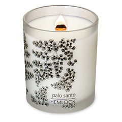 Hemlock Park natural coconut wax candle delivers clean fragrance with plant-based essential oils.