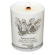 Hemlock Park Santorini Wild Fig candle with travel-inspired ambiance