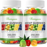 Hemyum hemp gummies bottle for sleep support and restful nights.