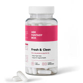 Her Fantasy Box boric acid suppositories packaging supports pH balance.