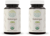 HerbEra Galangal dried root pack 2, natural and organic, ready for culinary uses.