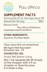 HerbEra PAU d'Arco liquid dropper for precise servings