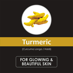 Herb Essential turmeric powder spoon captures convenient use in smoothies.