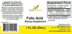 Herb-Science B9 Drops shown in water for digestion support and daily wellness.
