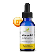 Herb-Science Vitamin B2 Drops bottle for easy daily energy support.