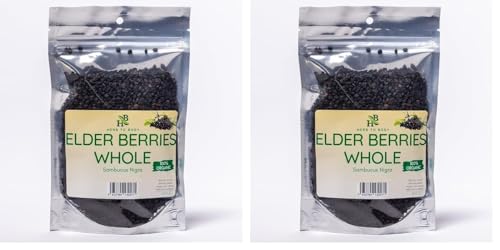 Herb To Body elderberry whole bottle ready for syrups and teas