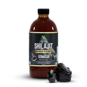 Herb To Body Pure Shilajit Bitter amber bottle showcasing gold-grade tonic for daily energy