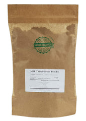 Herba Organica Milk Thistle Seeds Powder packshot showing pure, GMO-free formula for daily wellness
