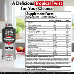 Herbal Clean Eliminex tropical fruit flavor ingredients for balance