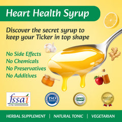 HERBAL DAILY Heart Health lemon slice with honey for refreshing flavor and vitality