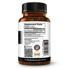 Herbal Goodness Papaya Seeds Capsules pour demonstrates convenient daily intake for digestion