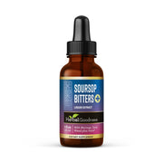 Herbal Goodness Soursop Bitters Drops bottle on countertop ready for daily digestive support.