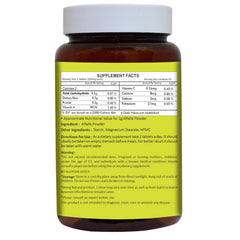 HERBAL HILLS Alfalfa Tablets bottle front view highlights vegan formula