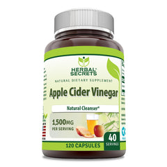 Herbal Secrets Apple Cider Vinegar bottle front for daily wellness