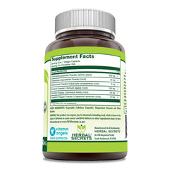 Herbal Secrets Echinacea y Goldenseal, etiqueta de calidad, garantía de pureza