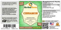 Herbal Terra Cinnamon dried bark close-up highlighting premium sourcing
