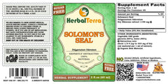 Herbal Terra Solomon's Seal glycerite made from dried rhizome supports daily herbal routines.