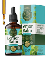 HERBAMAMA Lemon Balm tincture bottle ready for daily relaxation ritual