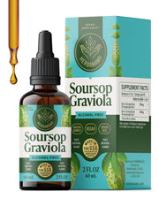 HERBAMAMA Soursop Drops bottle for gentle daily support