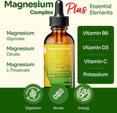 Herbana Magnesium Drops with a dropper supports kid-friendly dosing.