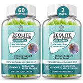 Herbance Zeolite Gummies bottle front featuring apple flavor for easy daily wellness.