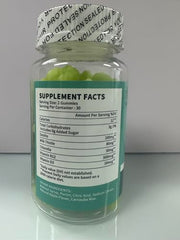 Close-up of chewy gummies highlights apple flavor and pleasant texture for daily use.