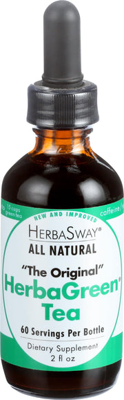 HerbaGreen Tea Original bottle by HerbaSway for convenient daily antioxidant intake