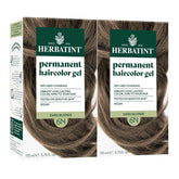 Herbatint 6N dark blonde packaging highlights eco-friendly design for home coloring.