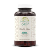 HerbEra Devil's Claw bottle front view showing 120 capsules for daily use
