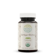HerbEra Ginkgo Biloba 60-capsule bottle for daily focus support.