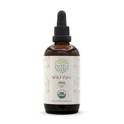 HerbEra Wild Yam B120 tincture bottle in amber glass for purity