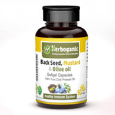 HERBOGANIC softgels bottle front for daily immune support