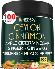 Herbpy 6in1 premium Ceylon cinnamon bottle and label