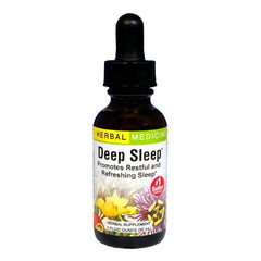Herbs ETC. Deep Sleep bottle pour shows easy nightly use of the herbal blend