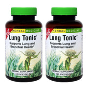 Herbs Etc. Lung Tonic bottle front showing herbal blend for respiratory support