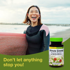 Herbs Etc. Ultimate Ginseng dosage image with water for simple daily intake