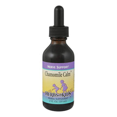 Herbs For Kids Chamomile Calm bottle, soothing herbal blend for calm moments