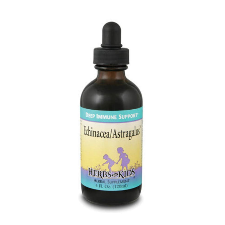 Herbs For Kids Echinacea liquid drops bottle pour supports daily immune-building routine.